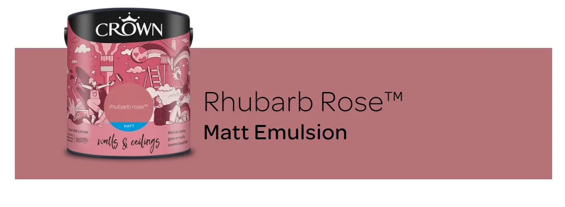 Crown Matt Rhubarb Rose 40ml