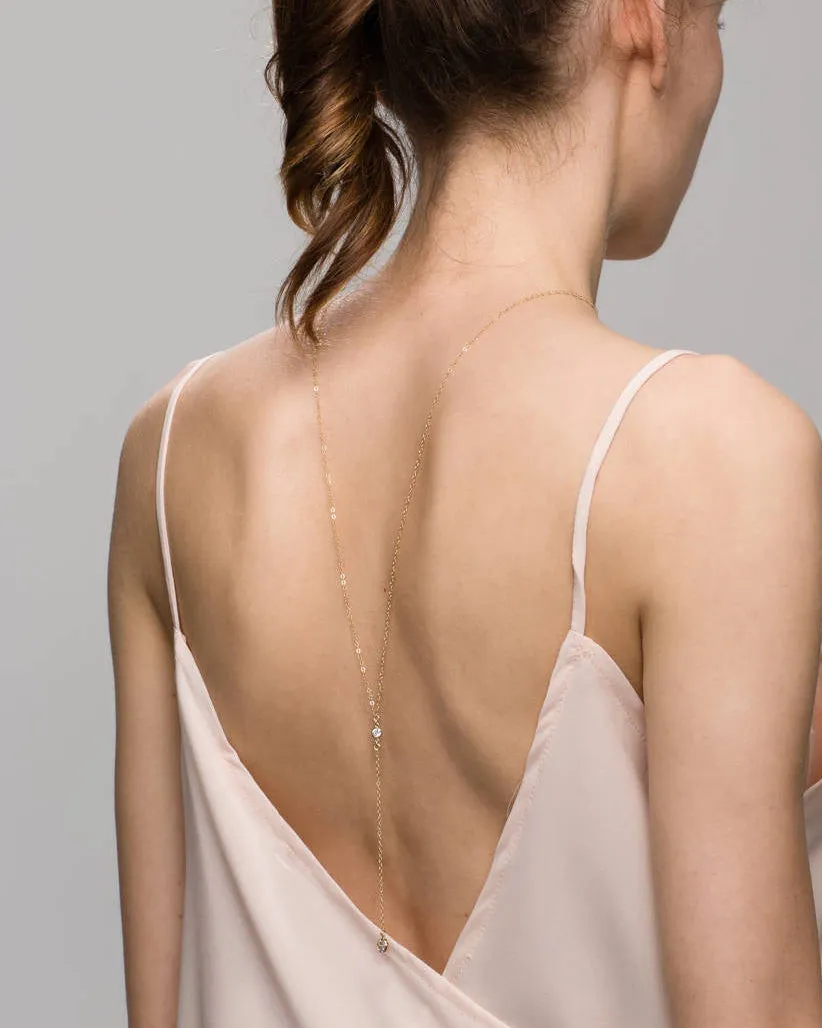 CZ II Back Necklace