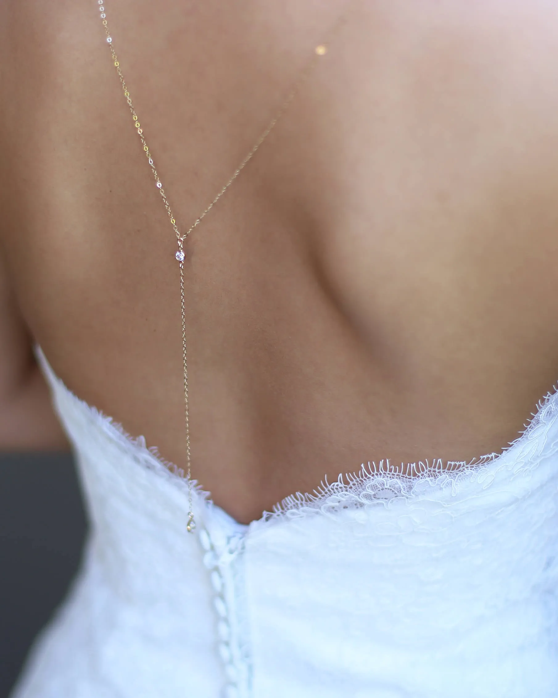 CZ II Back Necklace