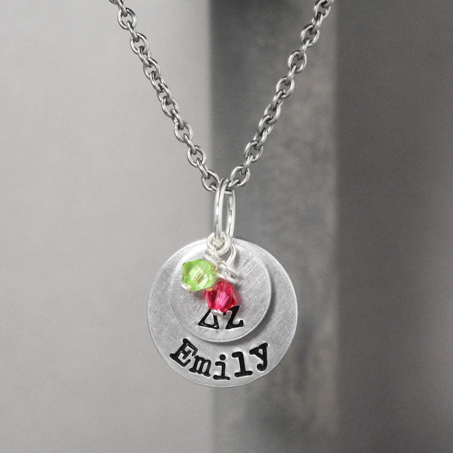 Delta Zeta Stacked Necklace