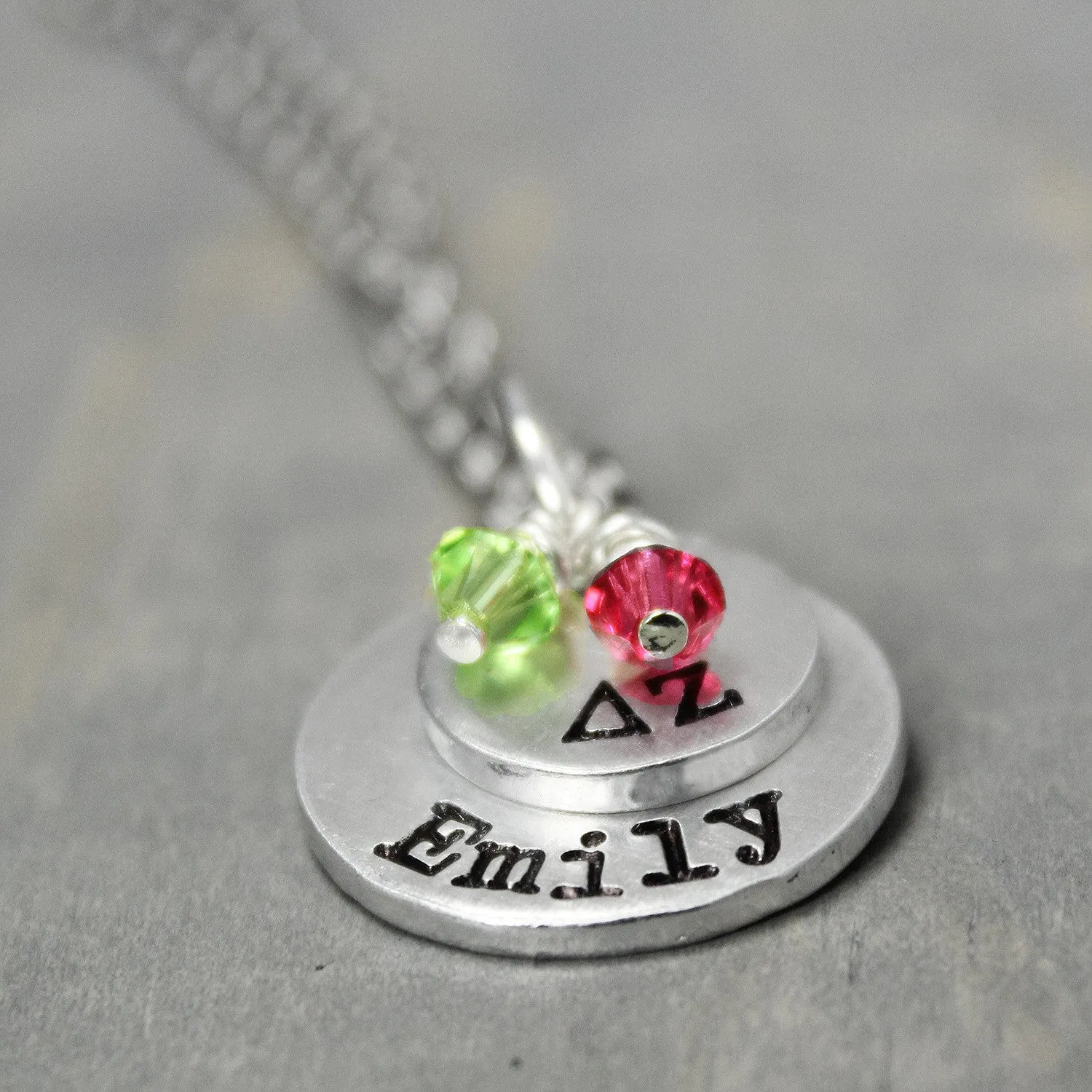 Delta Zeta Stacked Necklace