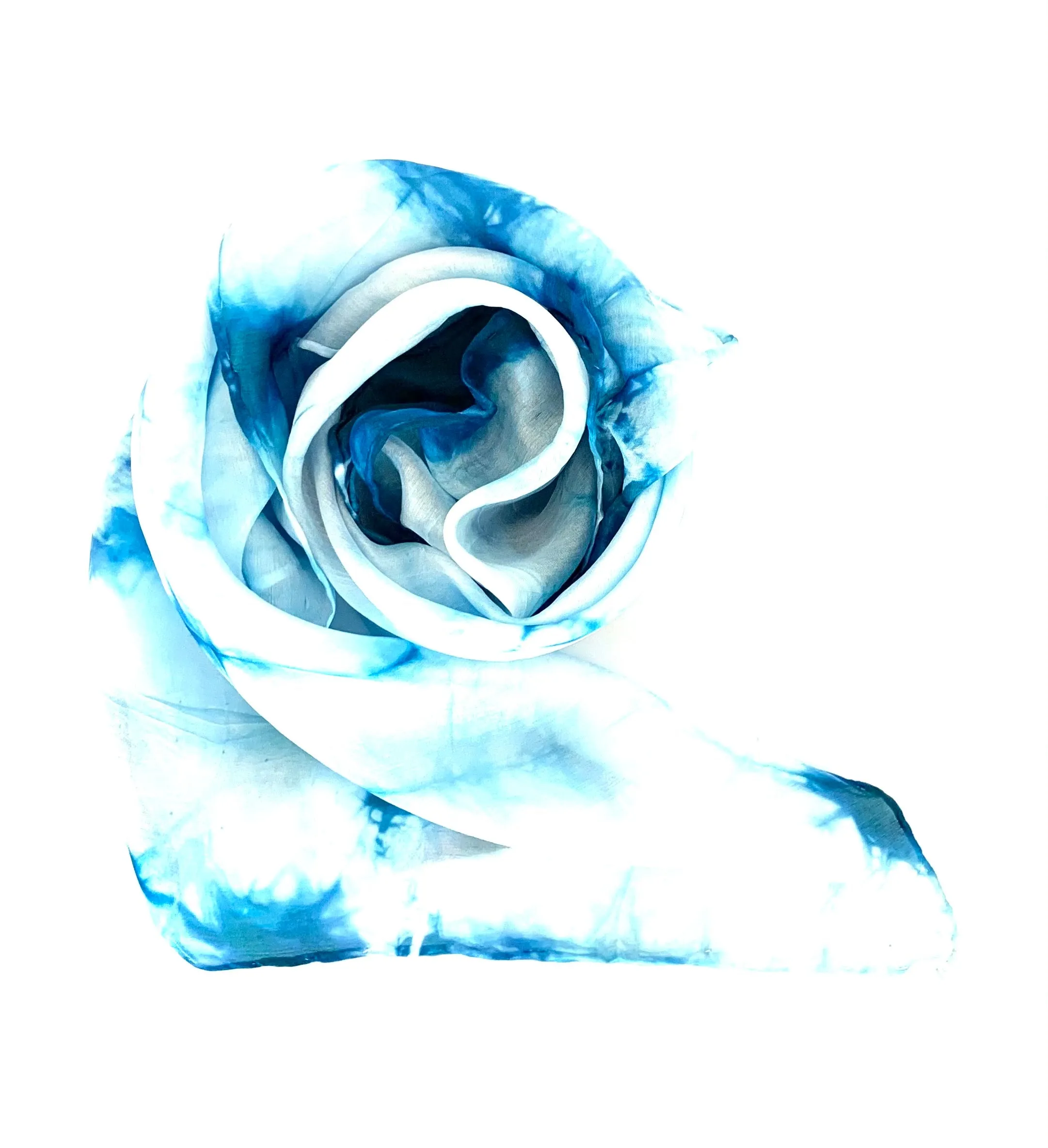 Designer | Silk | Blue Neckscarf