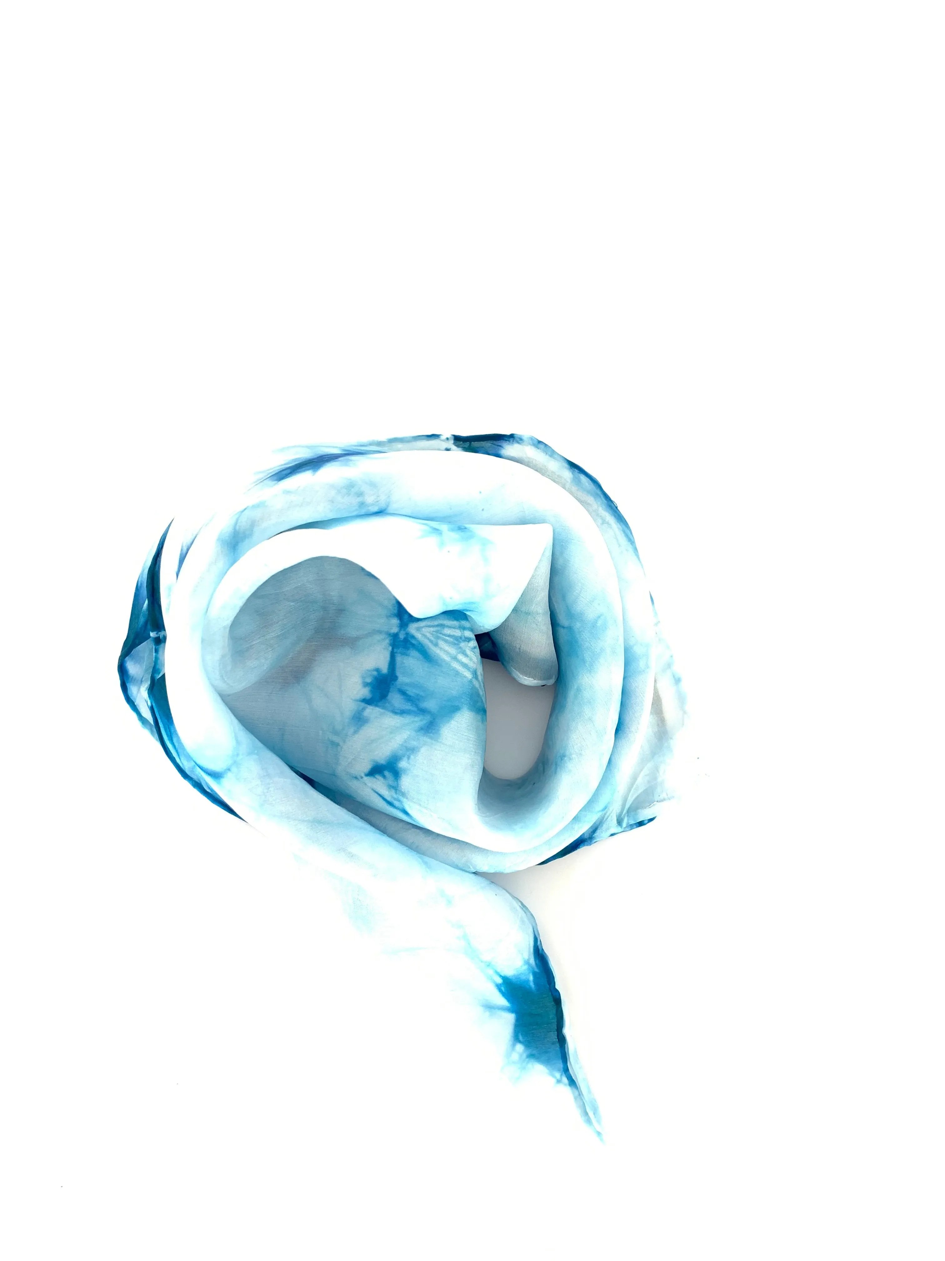 Designer | Silk | Blue Neckscarf