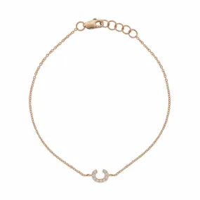 Diamond Initial Anklet