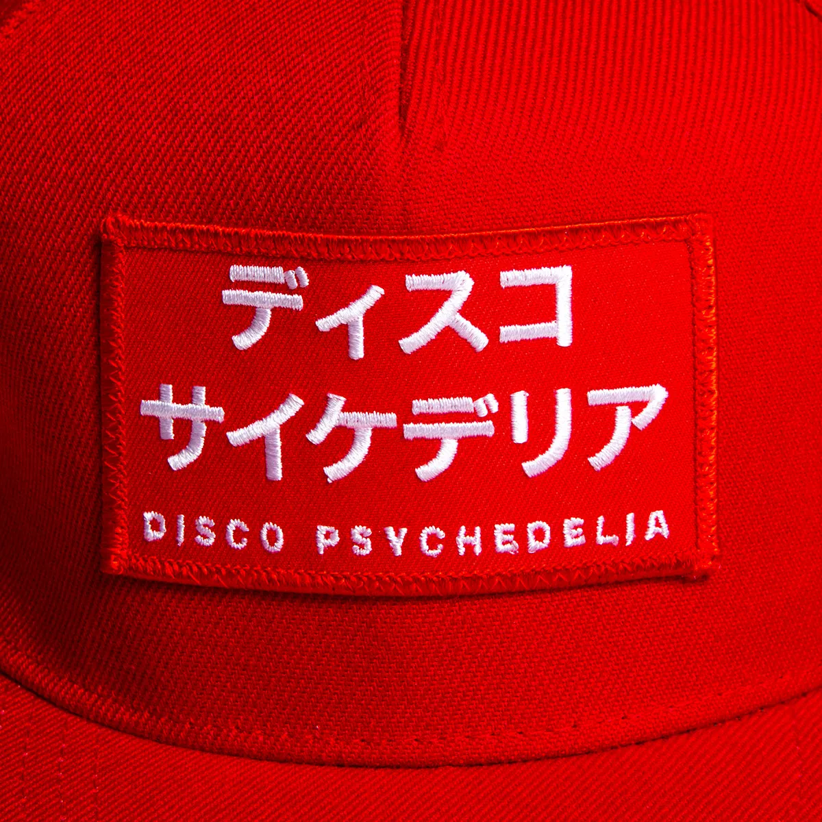 Disco Psychedelia - Snapback - Full Red