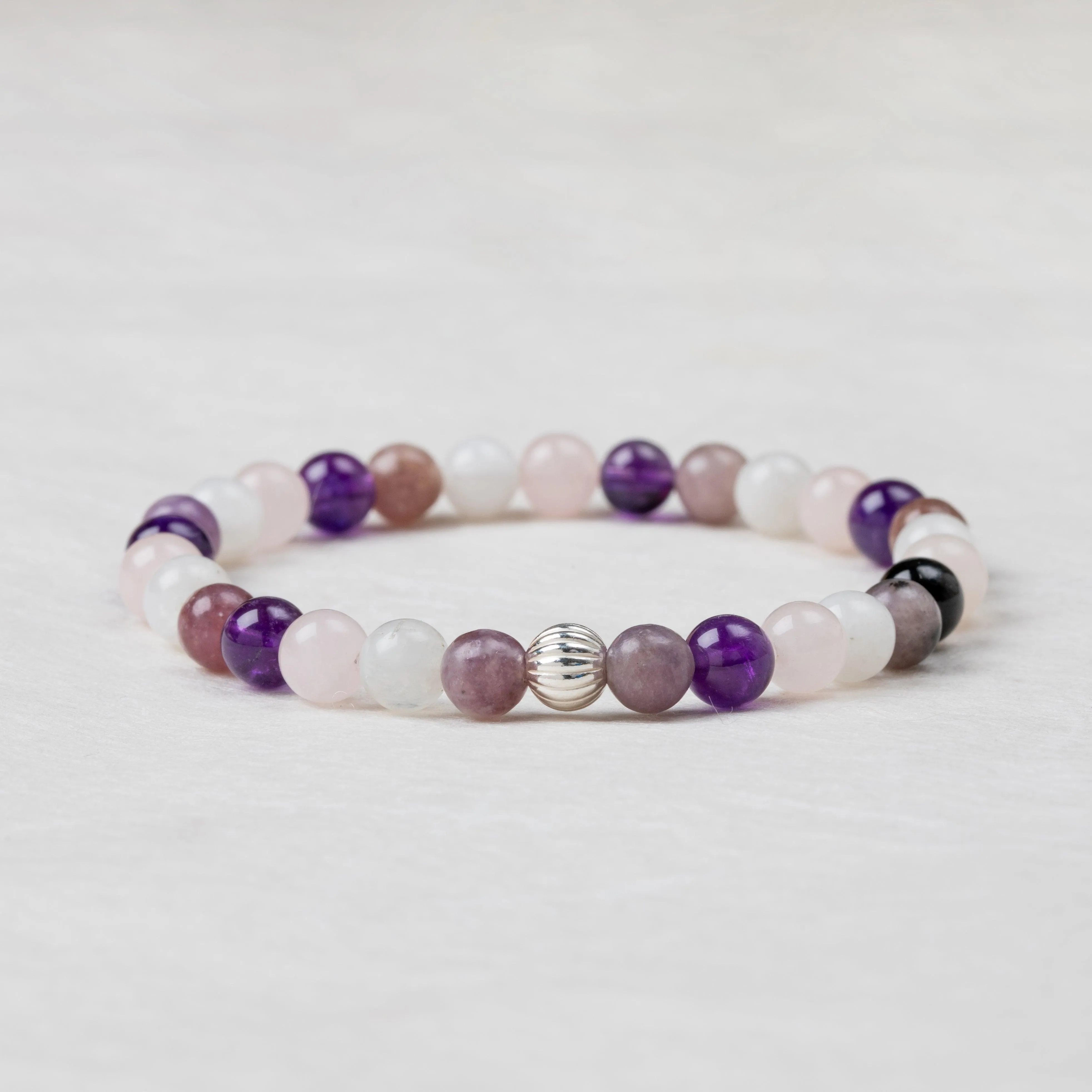 Divine Tranquility Gemstone Bracelet 6mm