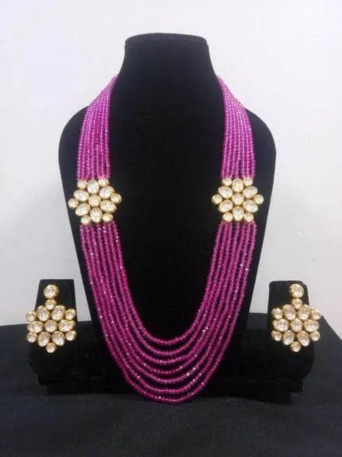 Double Side Patch Necklace