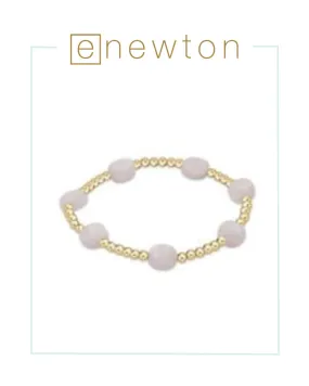 E Newton Admire Gold 3mm Bead Bracelet - Moonstone