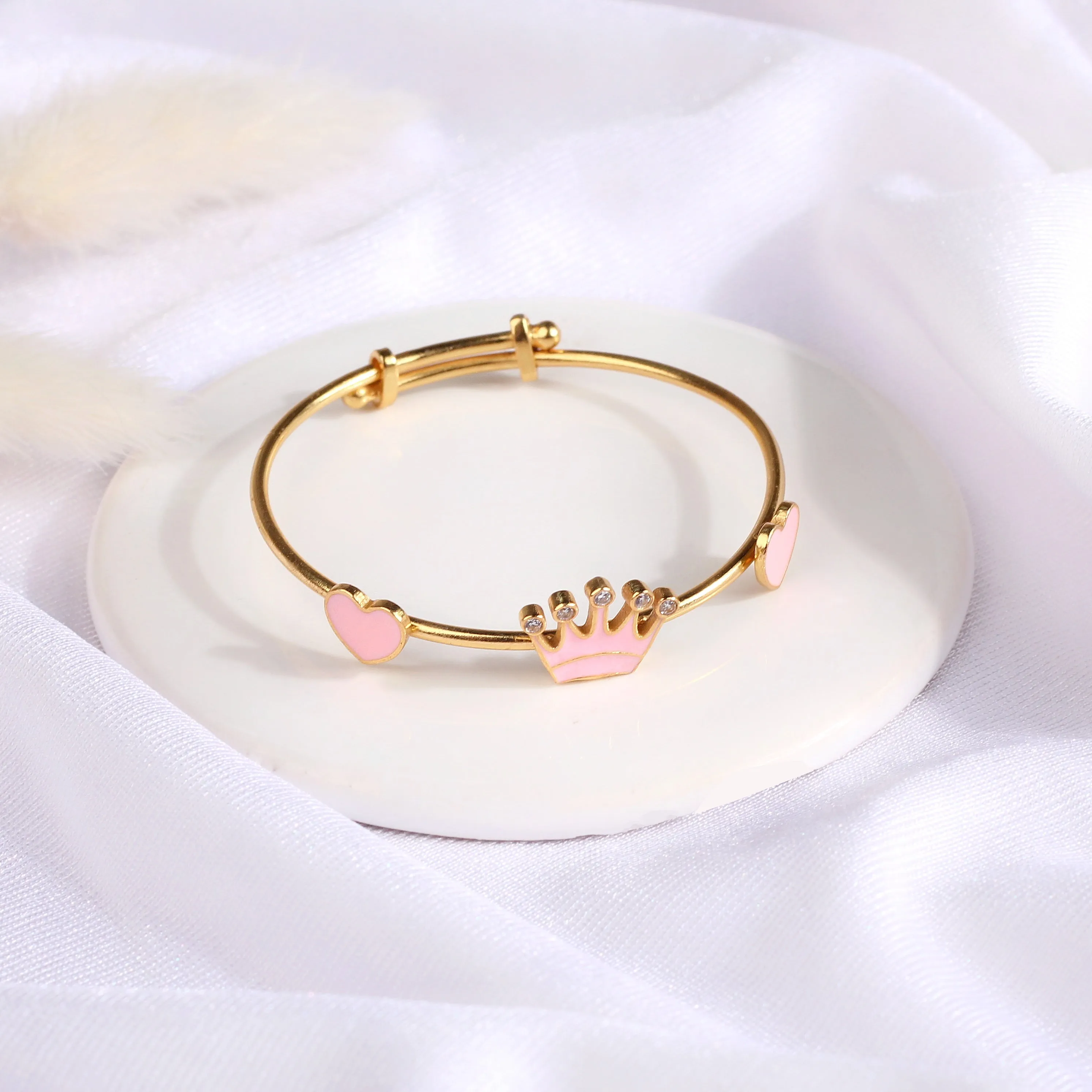 Elegante Kids Crown Bangle