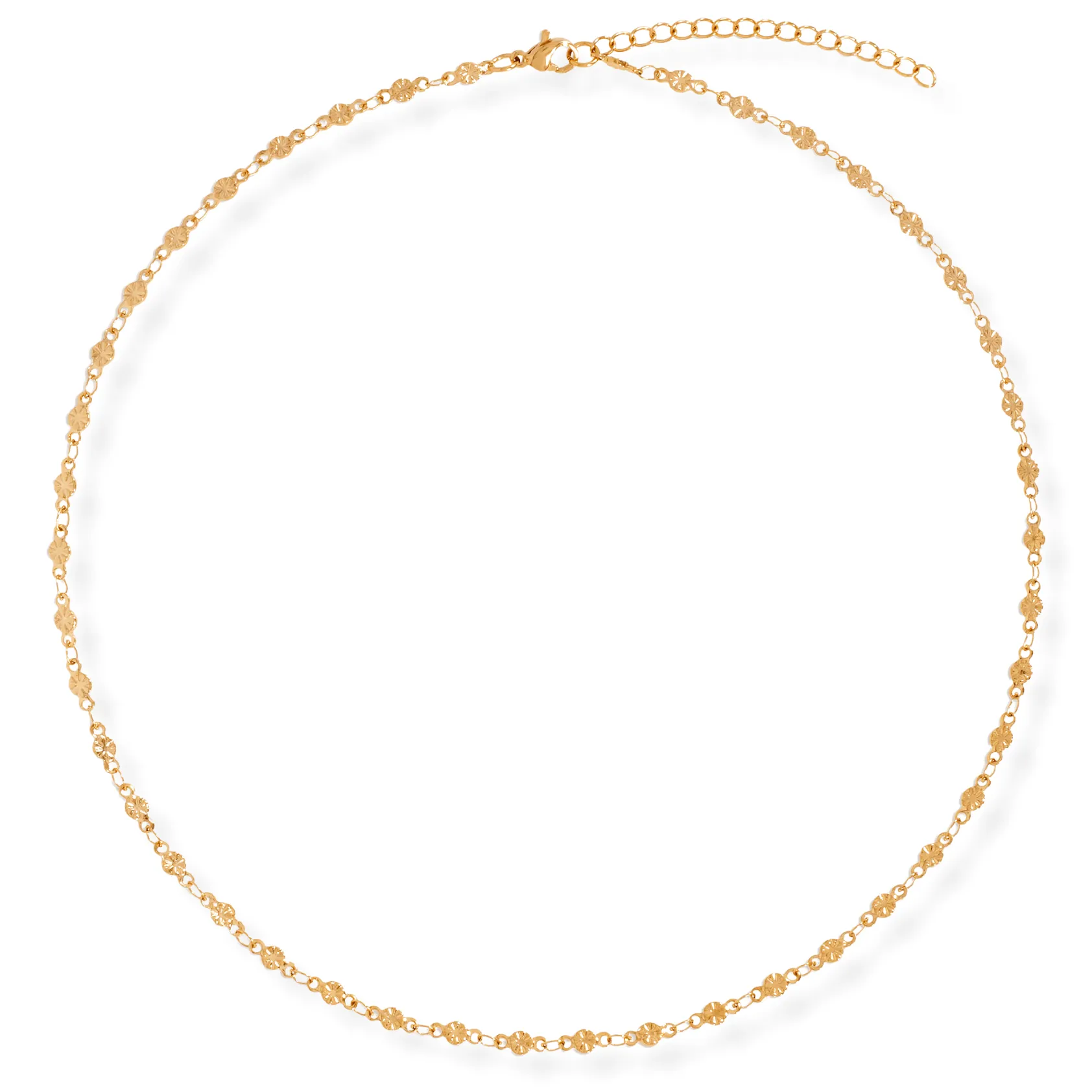 Ellie Vail - Garcelle Mini Disc Chain Necklace