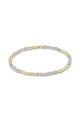 Enewton Blissful Pattern 2.5mm Bead Bracelet - Moonstone