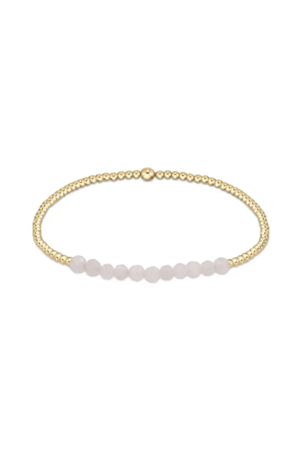 ENewton Gold Bliss 2mm Gold and Moonstone Bead Bracelet