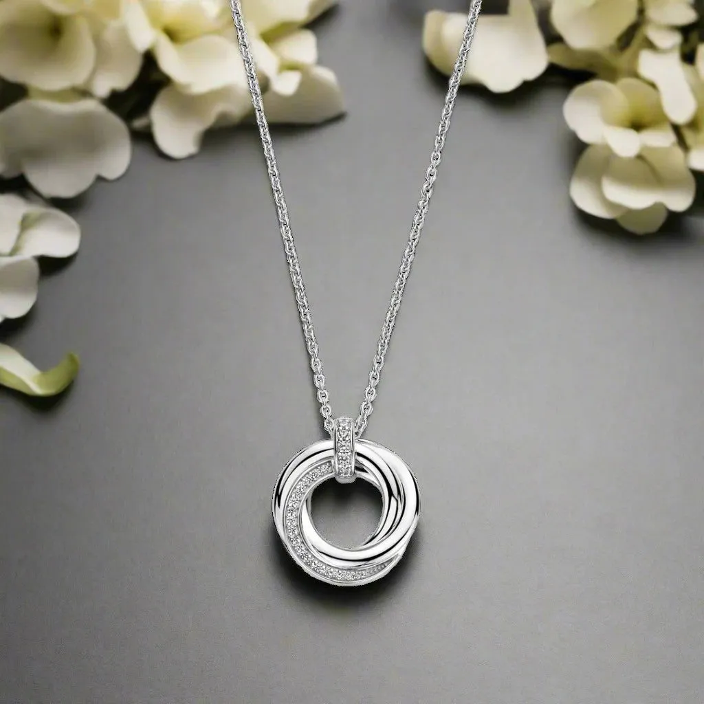 Entwined Circles Necklace