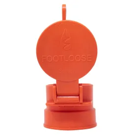 Enviro Design Products: FootLoose RV Site Sewer Cap, 4" Orange Female