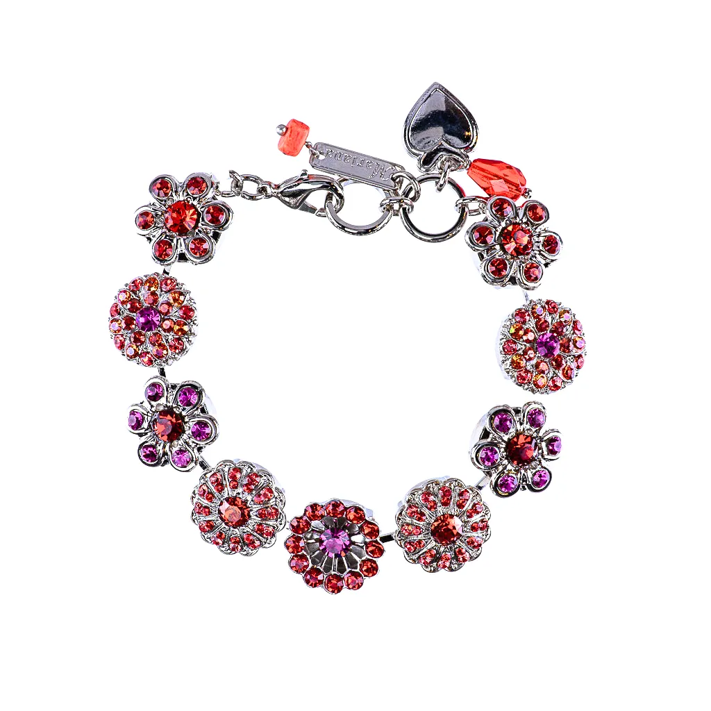 Extra Luxurious Rosette Bracelet in "Hibiscus" *Custom*