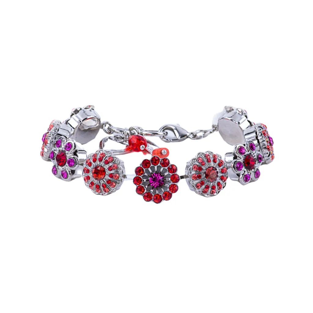 Extra Luxurious Rosette Bracelet in "Hibiscus" *Custom*