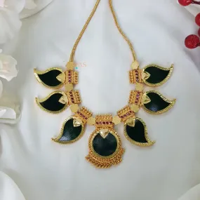 Eye Pleasing Palakka Maang Bridal Necklace