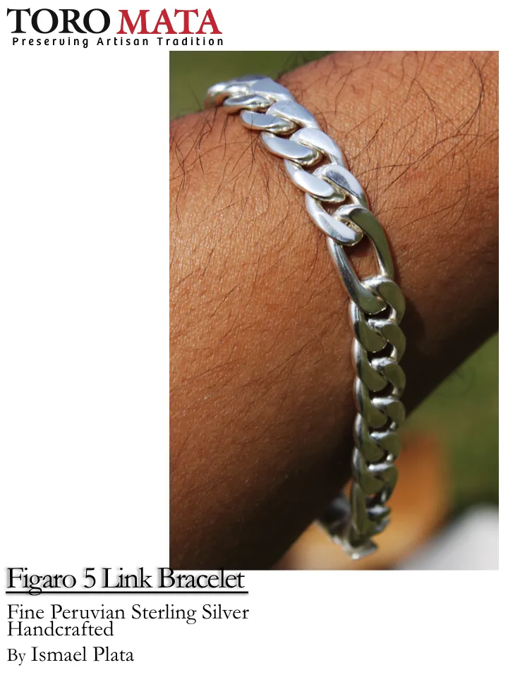 Figaro 5 Link Bracelet