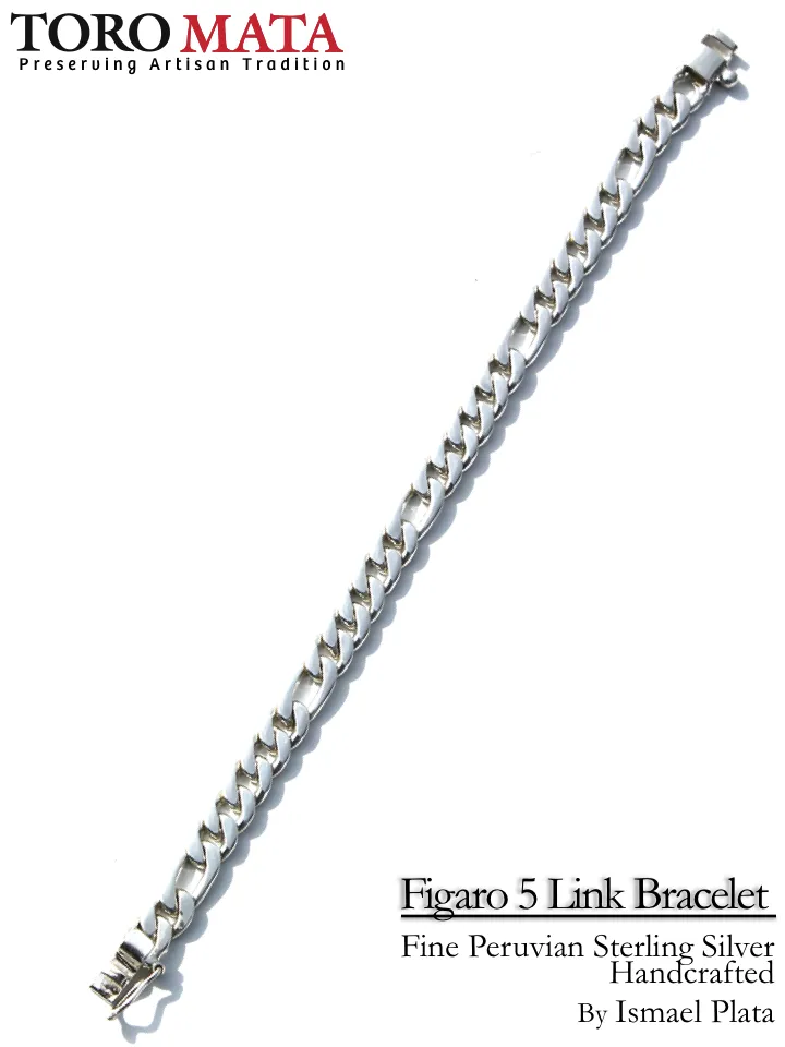 Figaro 5 Link Bracelet