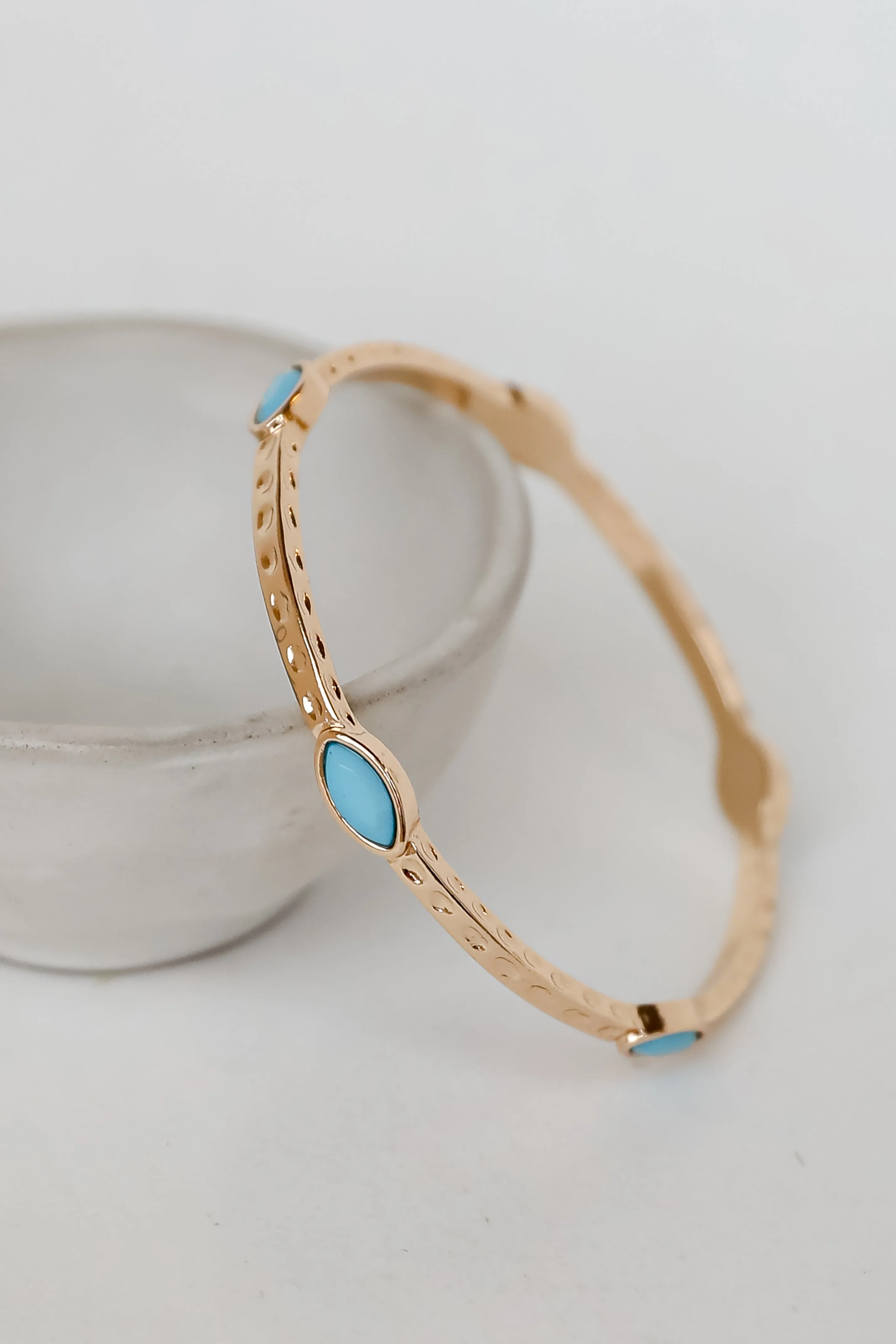 FINAL SALE - Annabelle Gold Bangle Bracelet