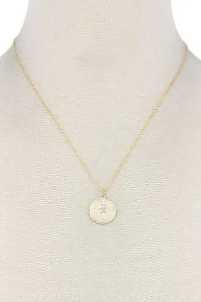 Gemini Circle Necklace