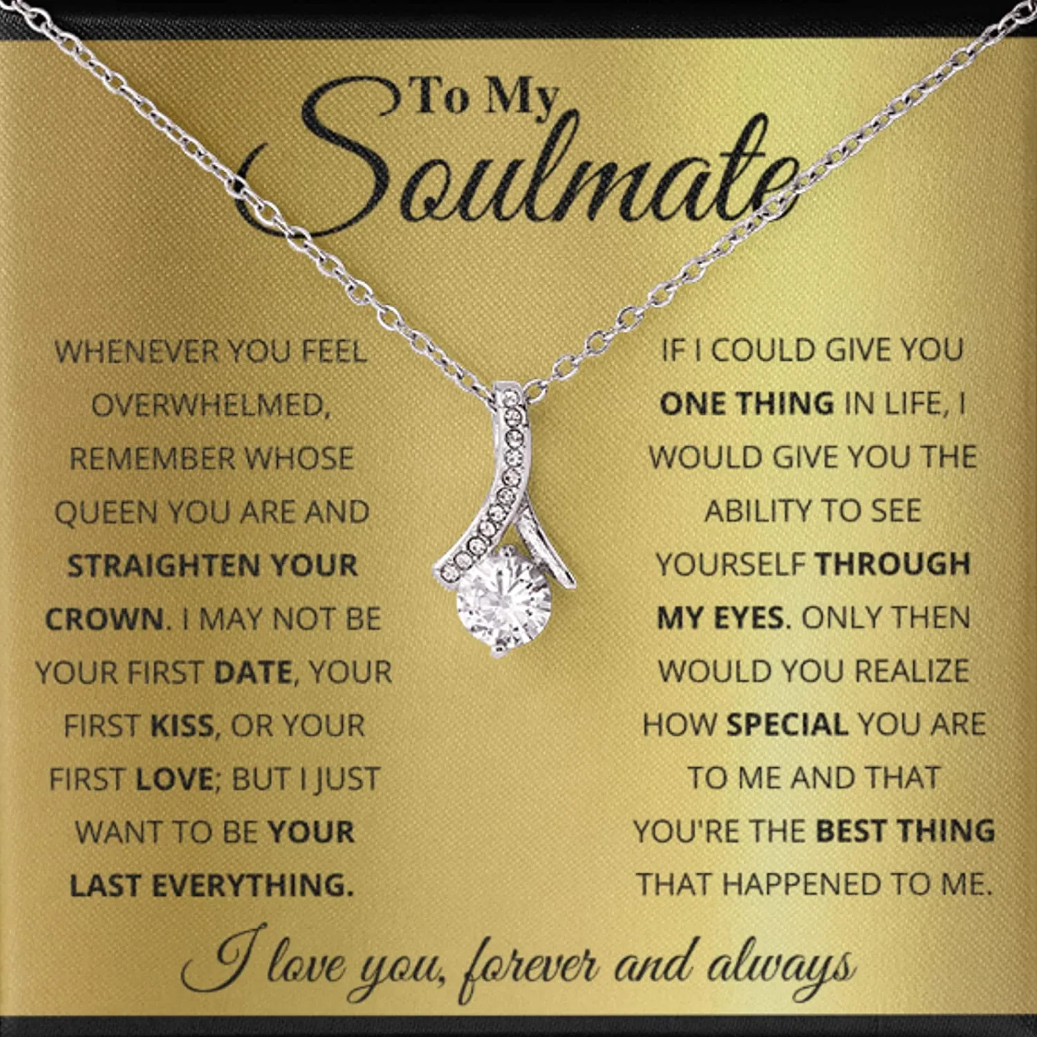 Gifts For Wife Romantic, To My Smoking Hot Wife Necklace, Necklace For Wife From Husband alluring beauty necklace