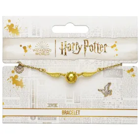 Harry Potter 3D Golden Snitch Gold Bracelet HPB00004