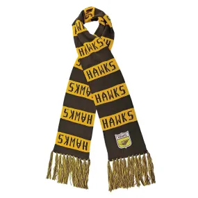 Hawthorn Hawks Heritage Emblem Bar Scarf