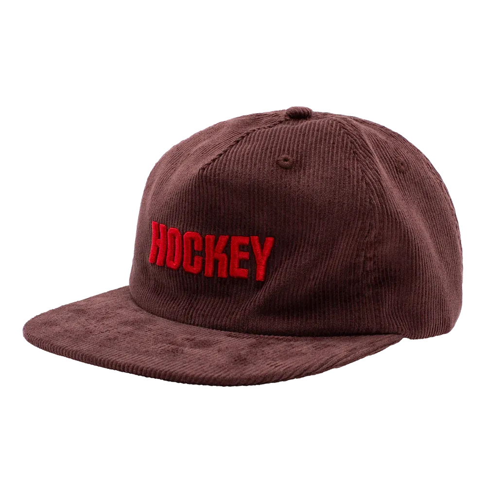 HOCKEY CORDUROY 5-PANEL BROWN