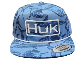 Huk Mens Captain Huk Rope Hat, Adult