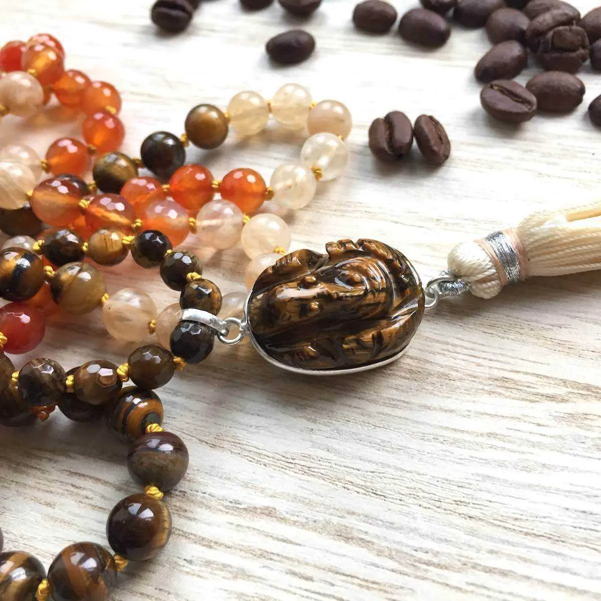 Inner Sun Gemstone Mala