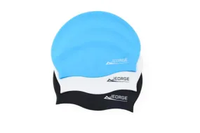 JEORGE Unisex-Adult Swim Cap Silicone