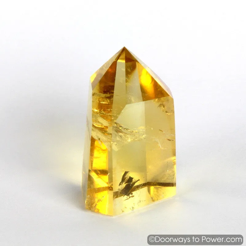 John of God Blessed Citrine Abundance Casa Crystal Point