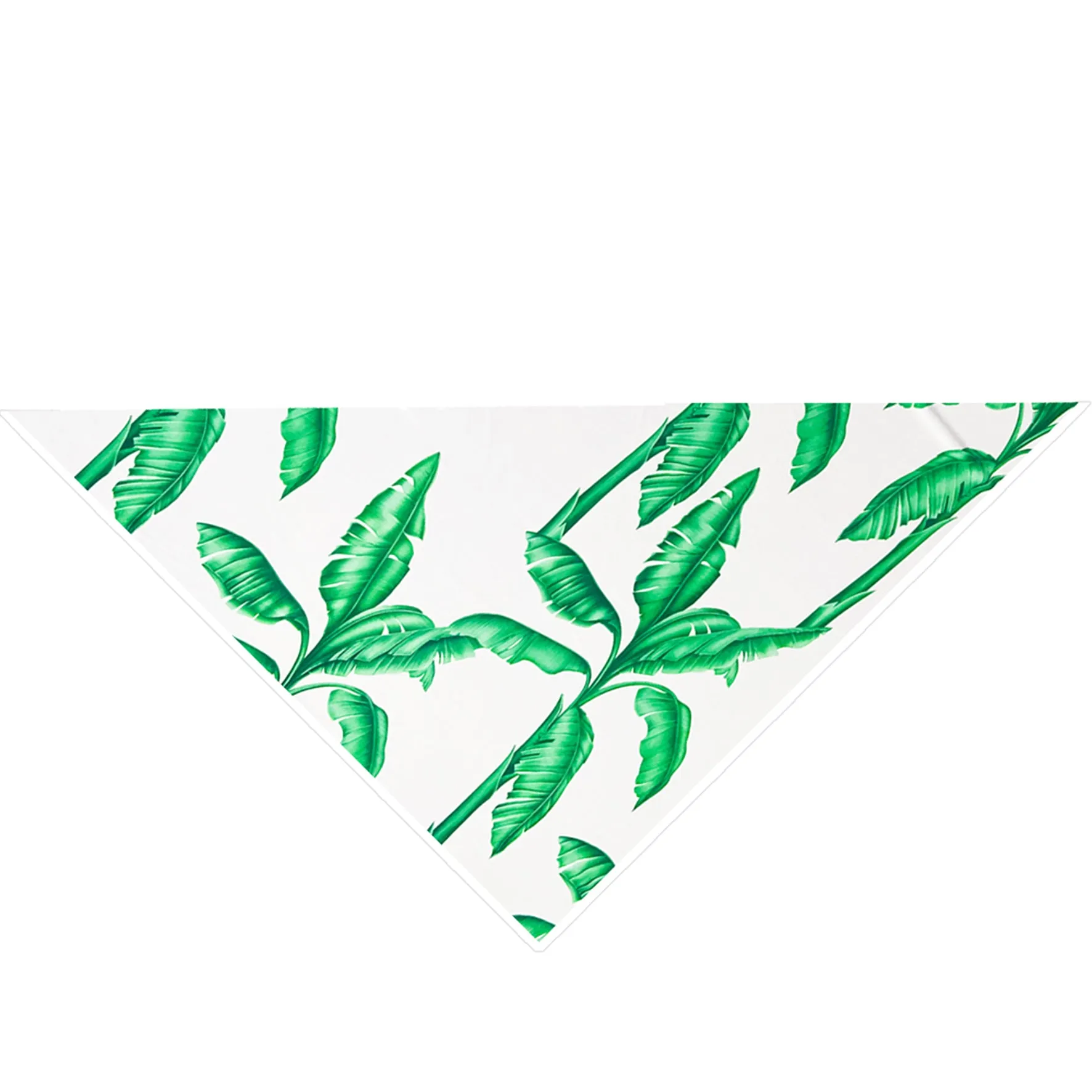 Jungle – White Palm Scarf (Off-White)