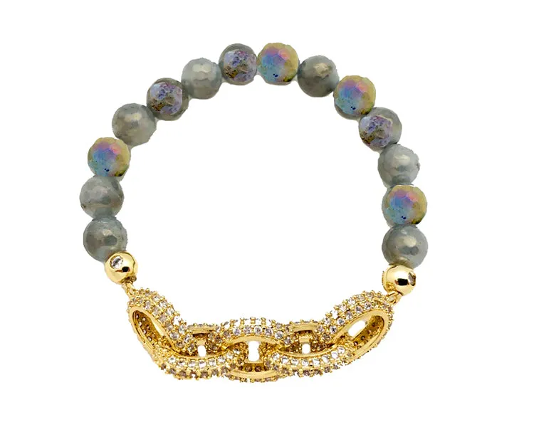 Lab Gold CZ Bling bracelets