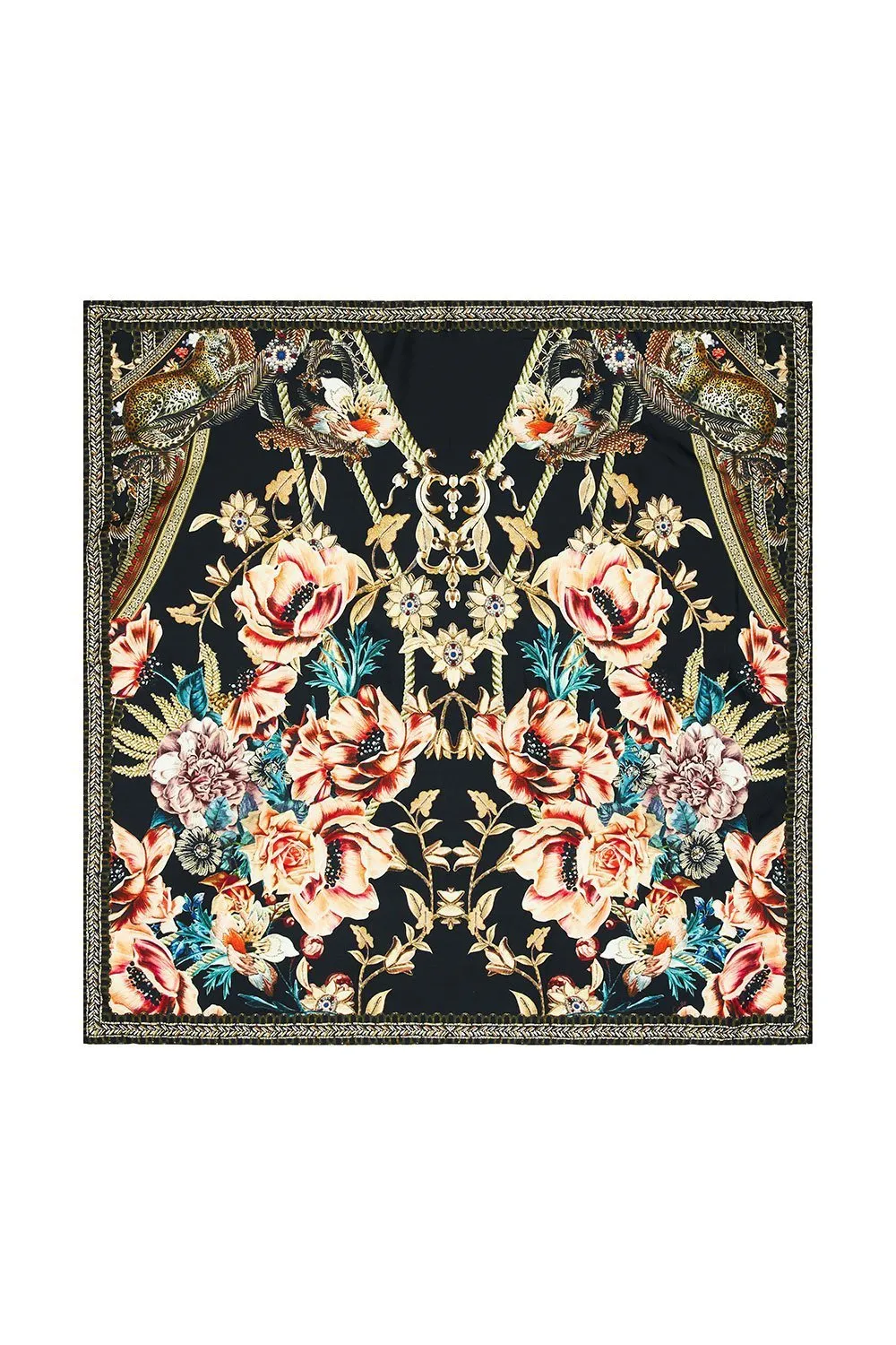 LARGE SQUARE SCARF BELLE OF THE BAROQUE