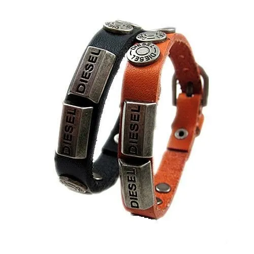 Leather bracelet high quality punk cowhide bracelet Rock styel 100% Pure handmade jewelry 100% genuine leather