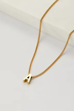 Letter Necklace A