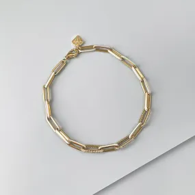 Link Rainbow 14K Gold Vermeil Bracelet