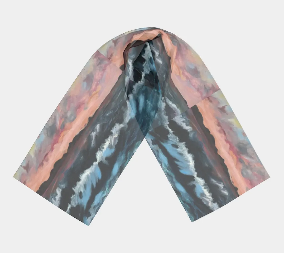 Long Silk Scarf Big Sur