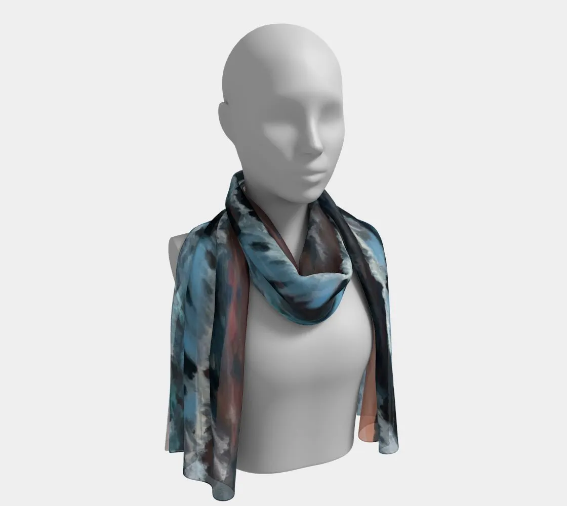 Long Silk Scarf Big Sur