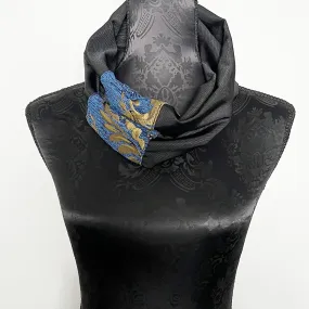 Luxe Collar - Loop Scarf - Royal Jacquard