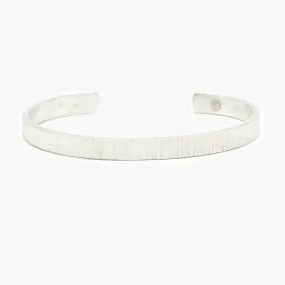 Maxi "Azulik" Linear Silver Bangle