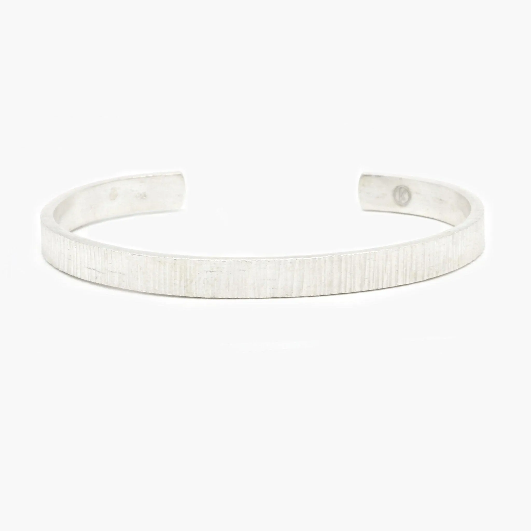 Maxi "Azulik" Linear Silver Bangle