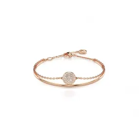 Meteora White Rose Gold-tone Plated Bangle 5683452