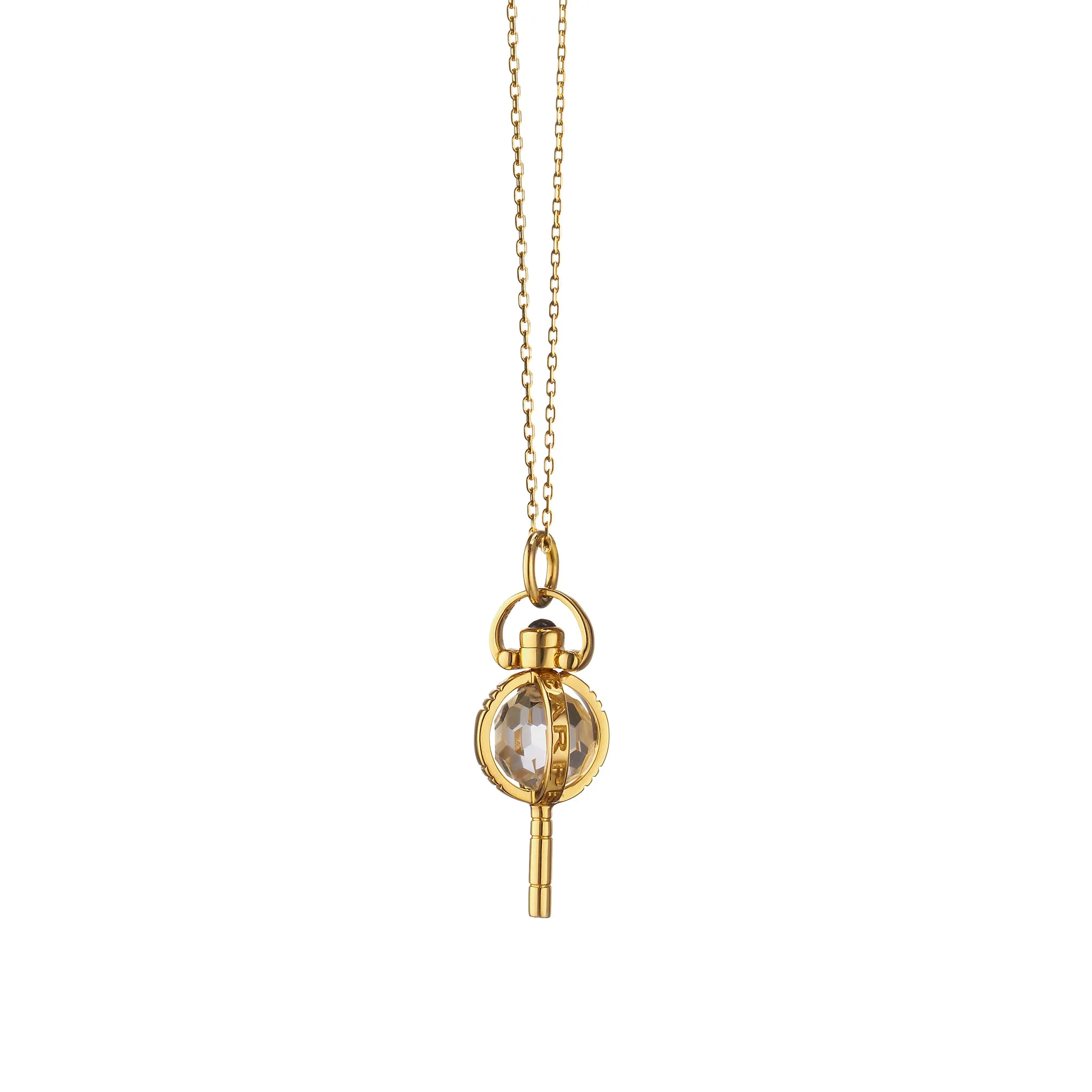 Mini "Carpe Diem" 18K Gold Key