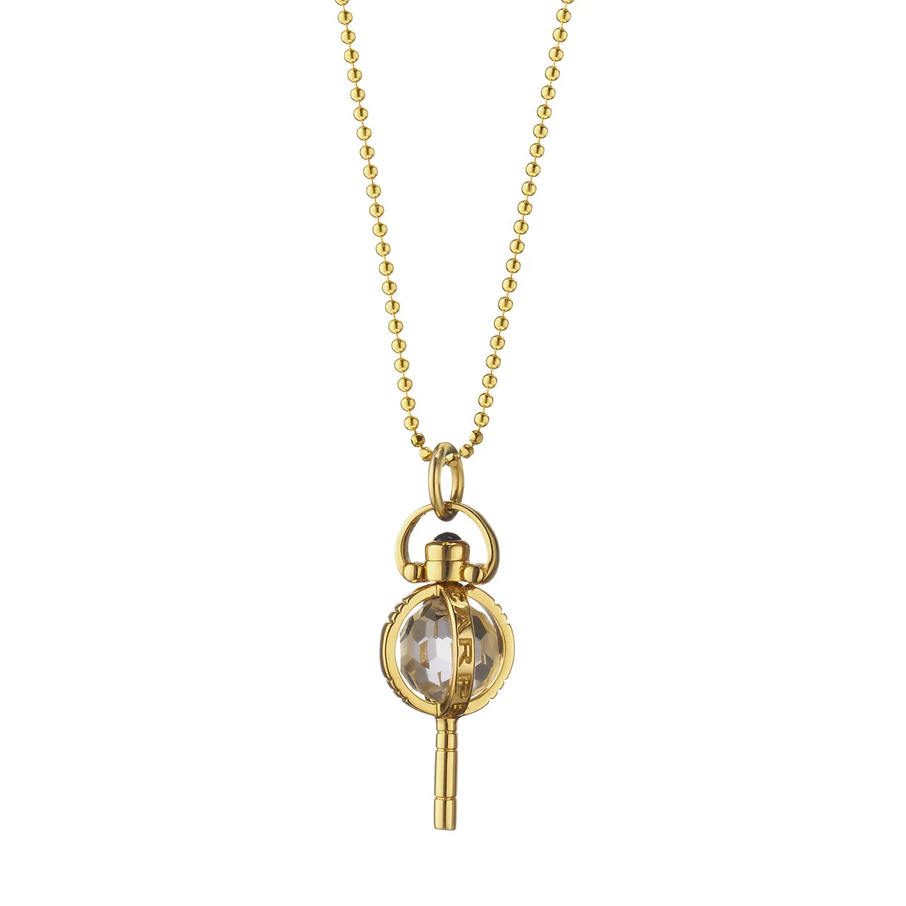 Mini "Carpe Diem" 18K Gold Key