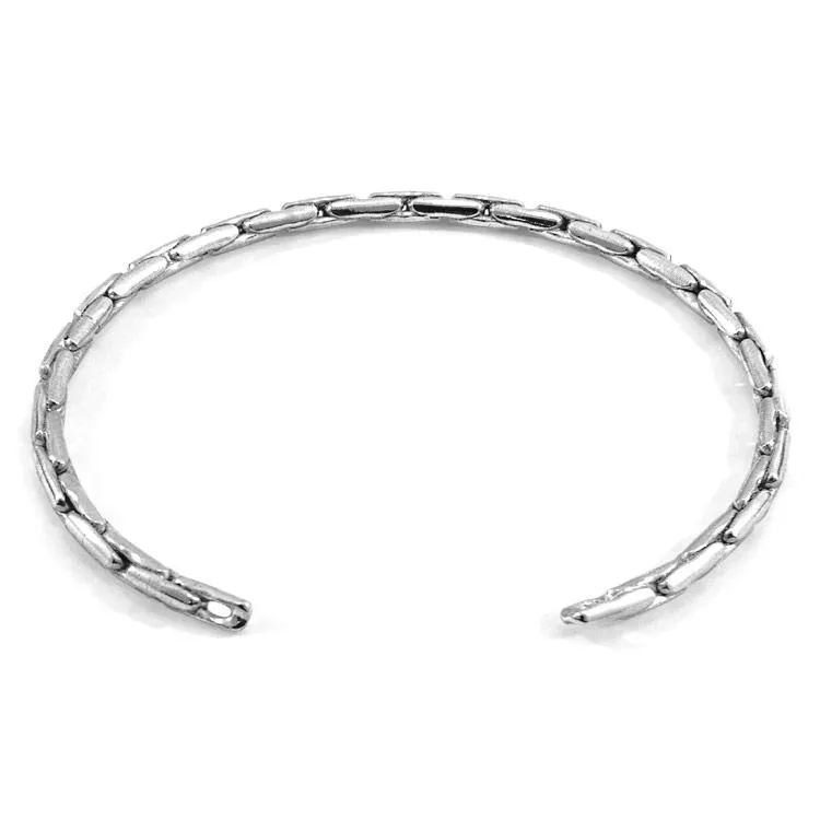 MIZZEN SAIL SILVER CHAIN BANGLE