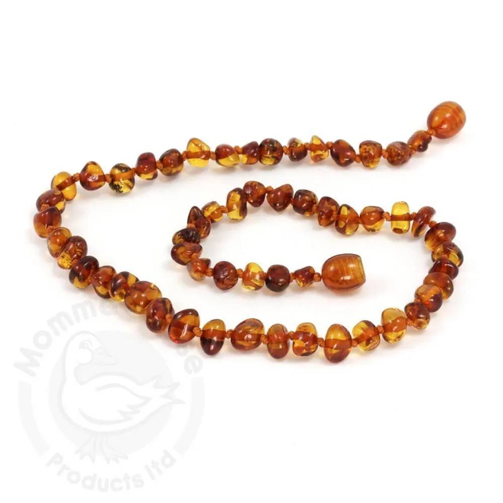 Momma Goose Baby Amber Teething Necklace