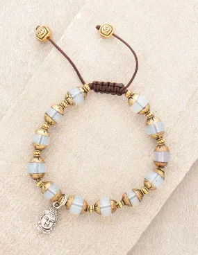 Moonstone Buddha Bracelet